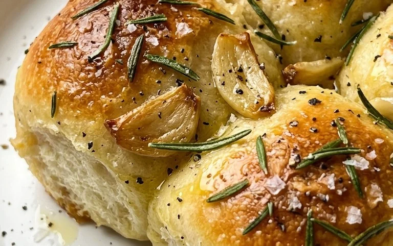 Rosemary Garlic Pull Apart Bread