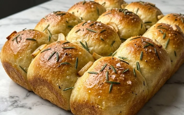 Rosemary Garlic Pull-Apart Bread-Easy Flavorful Recipe