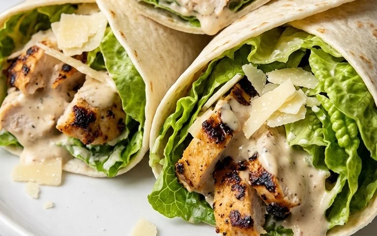 Chicken Caesar Wraps