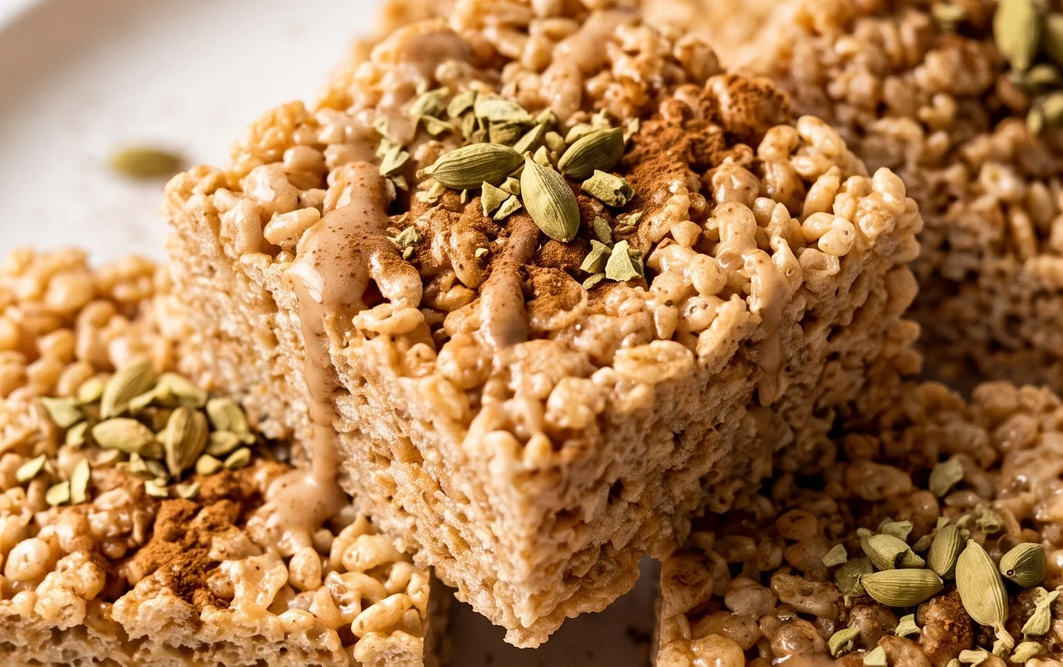 Chai Spiced Rice Krispies Treats