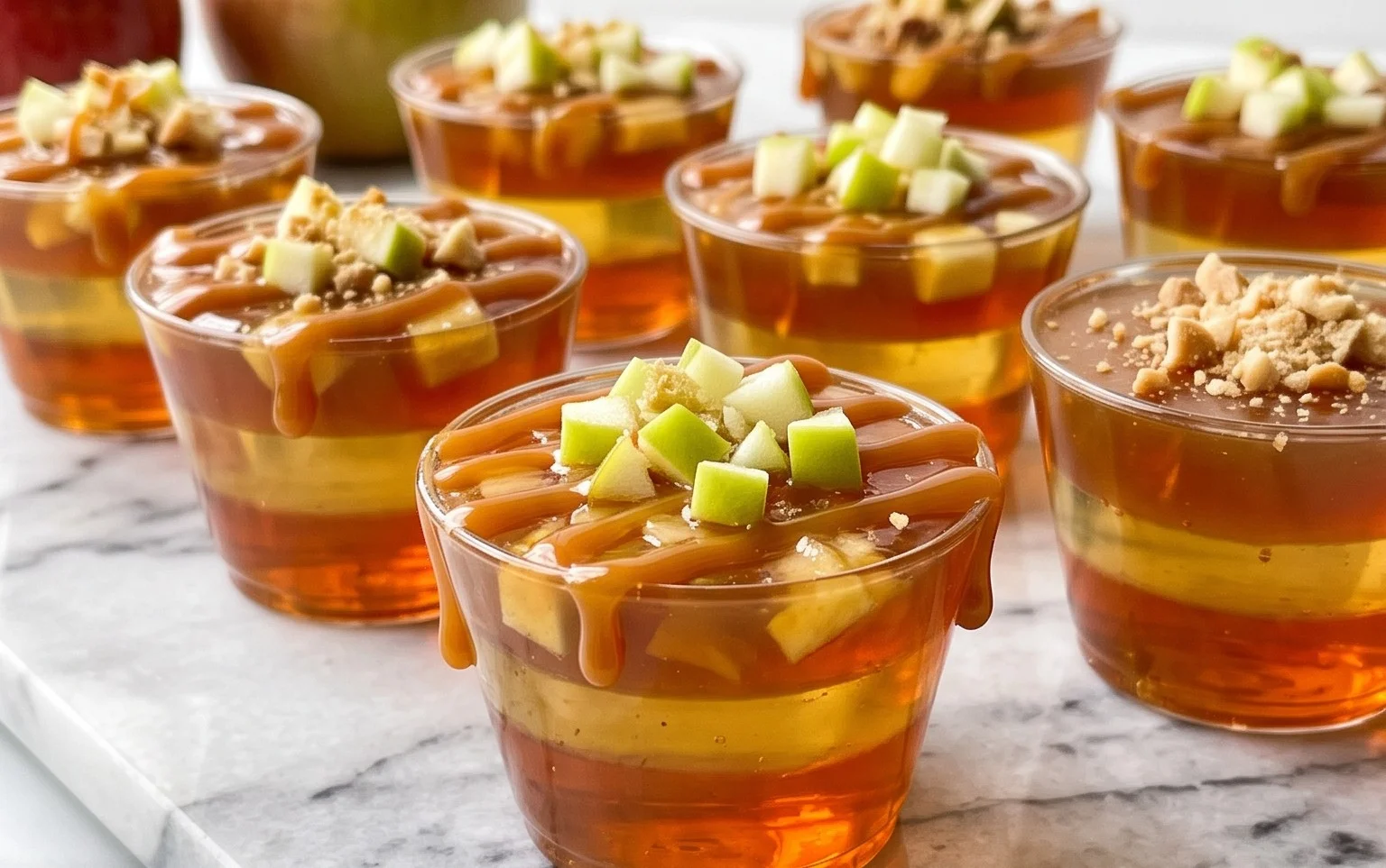 Caramel Apple Jello Shots Recipe