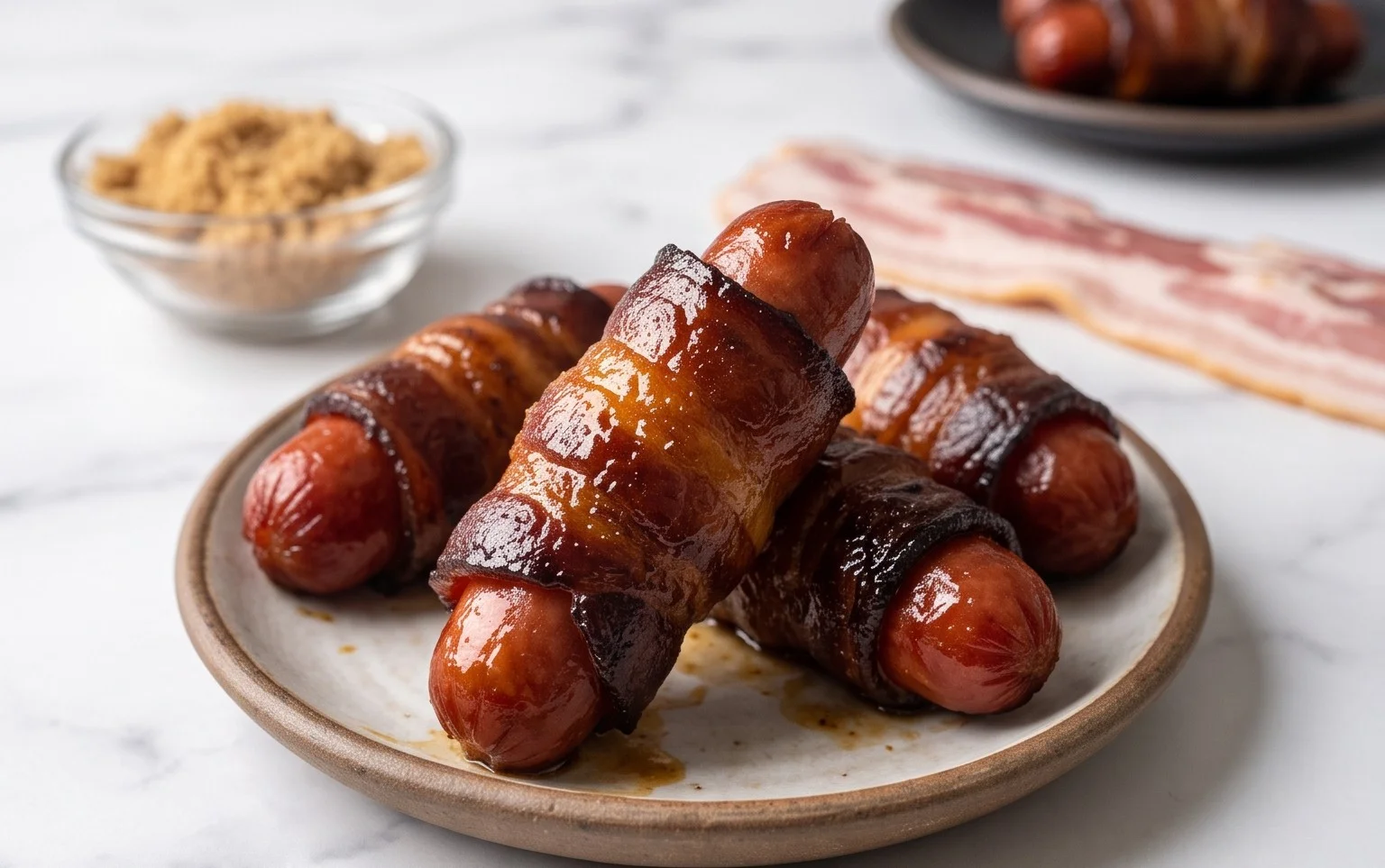 Easy Beef Beef Bacon Wrapped Smokies Recipe