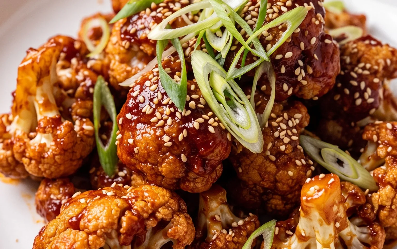 Air-Fried Korean Chili Cauliflower (Gochujang)