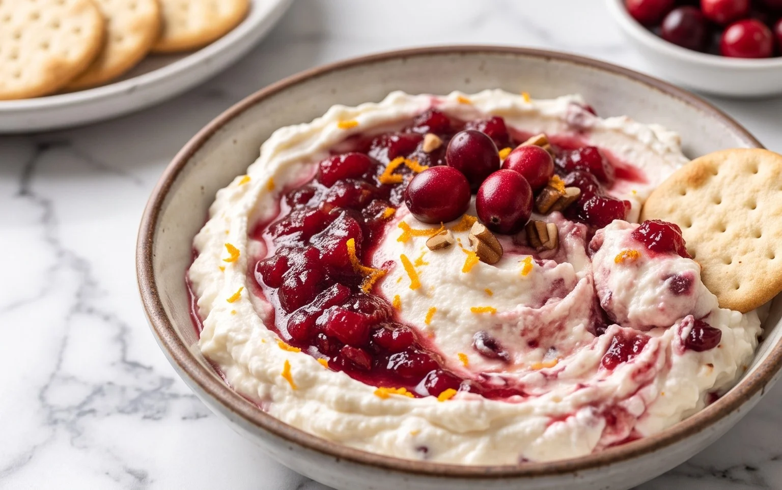 Easy Cranberry Cream Cheese Dip Recipe
