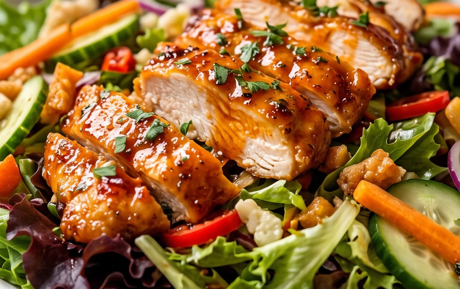 Honey Hot Chicken Salad