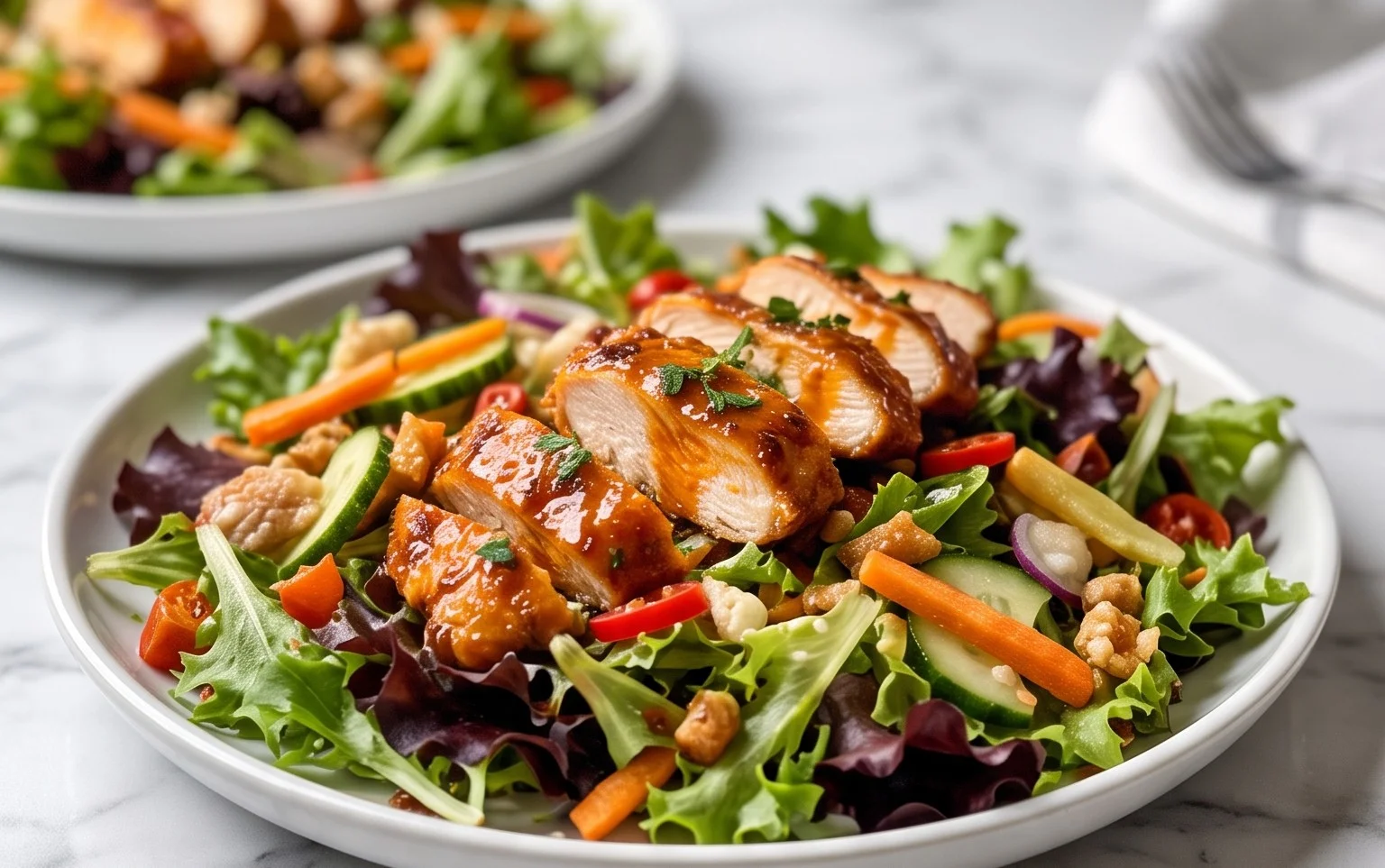 Honey Hot Chicken Salad